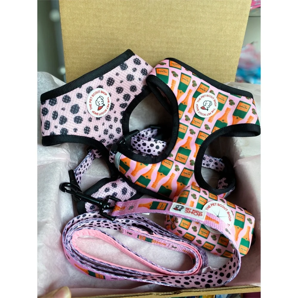 The Pet Scout Shop Prosecco Reversible Dog Harness